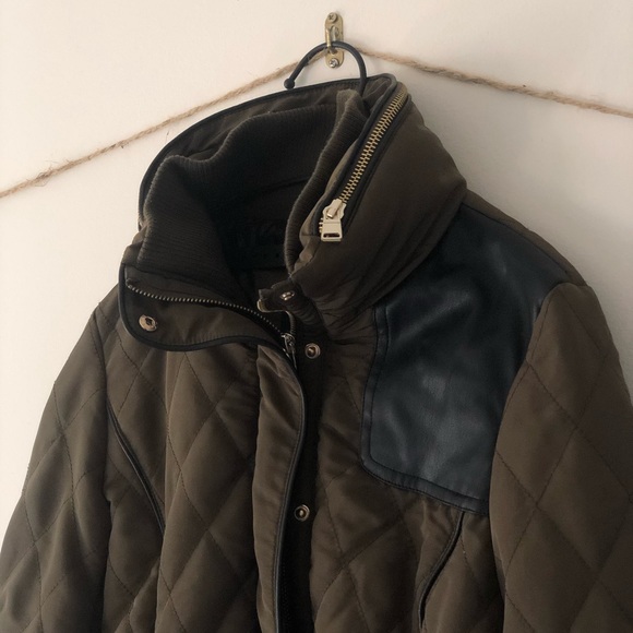 ZARA BASICS Army Green Jacket - Picture 3 of 8